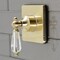 Kingston Brass Single-Handle Three-Way Diverter Valve with Trim Kit, Brushed Brass KS3047WLL - alternate 2